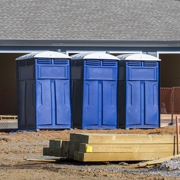 what is the maximum capacity for a single portable toilet in Polvadera